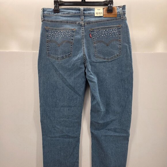 LEVIS WOMEN'S 724 HIGH-RISE SLIM STRAIGHT  JEANS SIZE 32 X 32 NWT - Picture 2 of 11